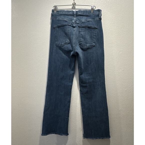 AYR Women’s The Pop Jeans Size 28S Short Ankle Frayed Hem Denim - Picture 4 of 10